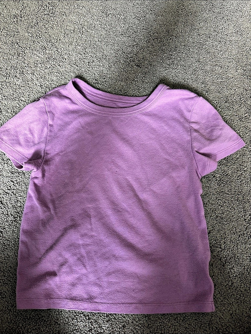 SMALL AE crop Tee in Purple